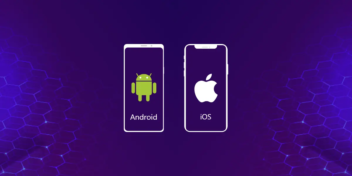 Représentation abstraite d'une interface mobile pour une app confidentielle